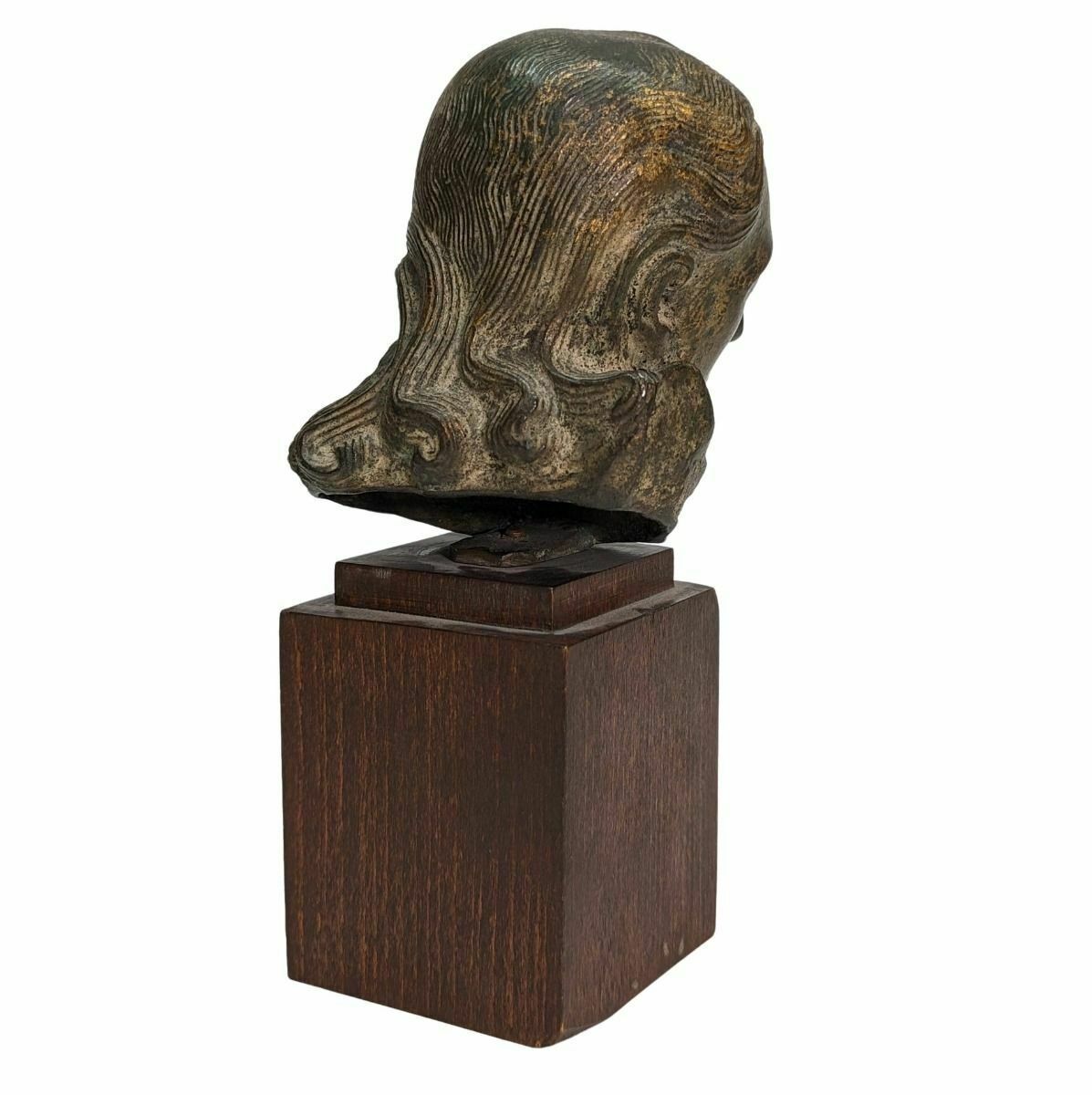 Head Of Christ In Bronze, 18th Century And Earlier photo Art