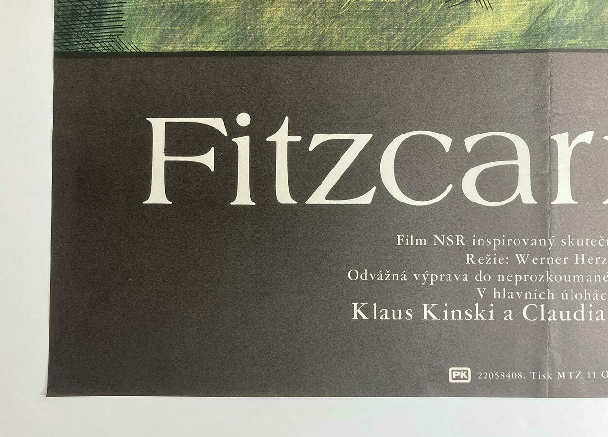 Movie Poster, Fitzcarraldo, Jan Tománek, 1982 photo Art