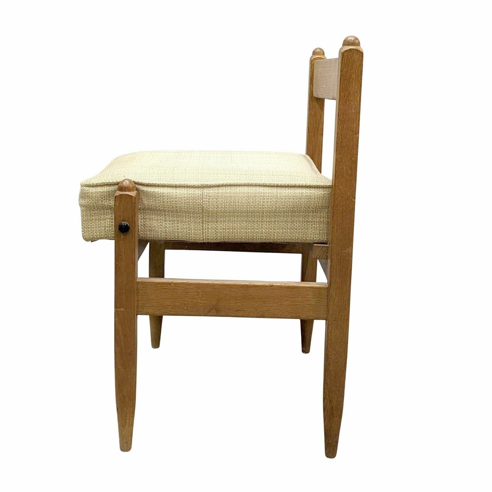 Oak Chair From The 1950 Guillerme And Chambron Period photo furniture
