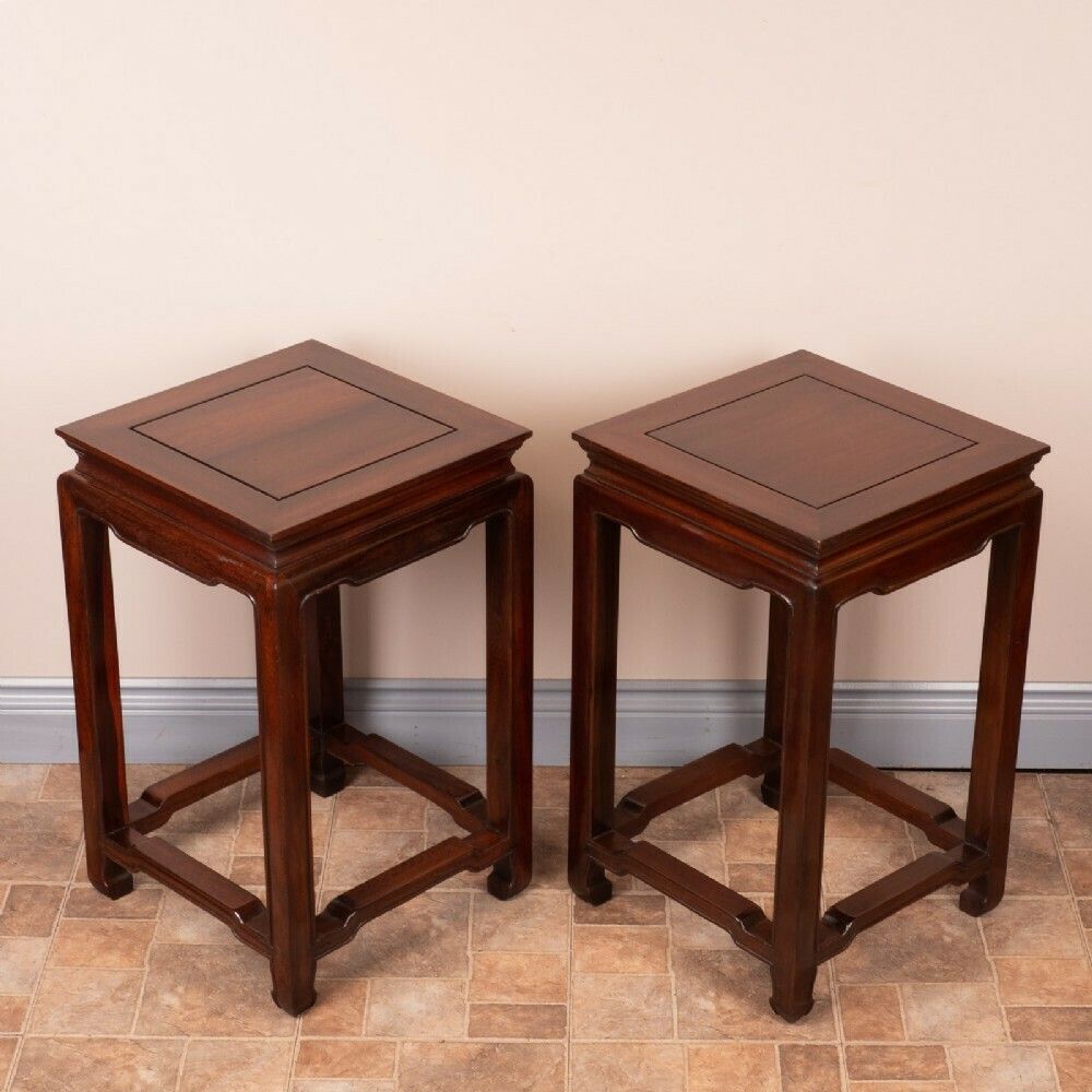 Elegant Pair Of Chinese Table Stands
