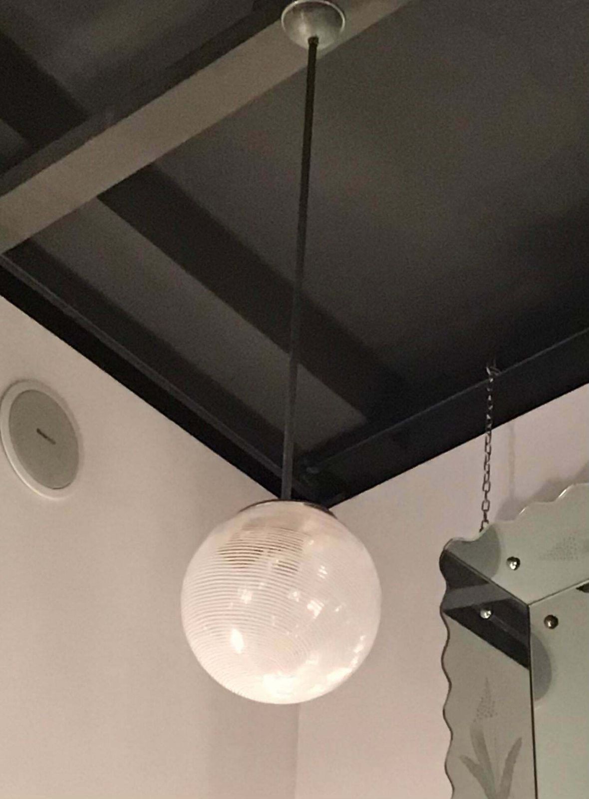 Venini Chandelier Filigrana Murano Glass 1930 Italy photo 2084.0