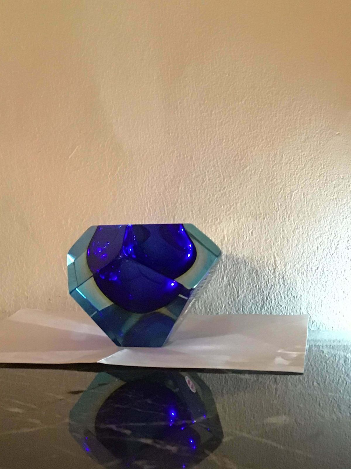 Seguso Flavio Poli Ashtray Ciottola Murano Glass 1950 Italy photo buy