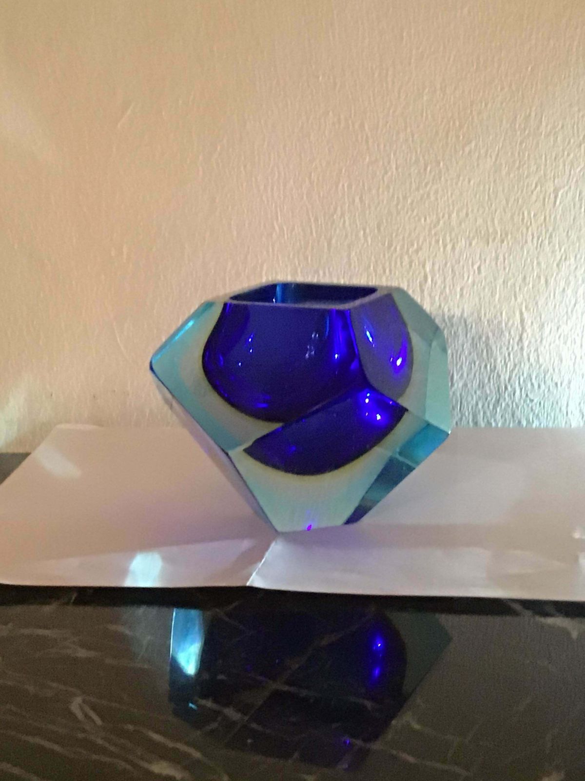 Home Decor Seguso Flavio Poli Ashtray Ciottola Murano Glass 1950 Italy photo