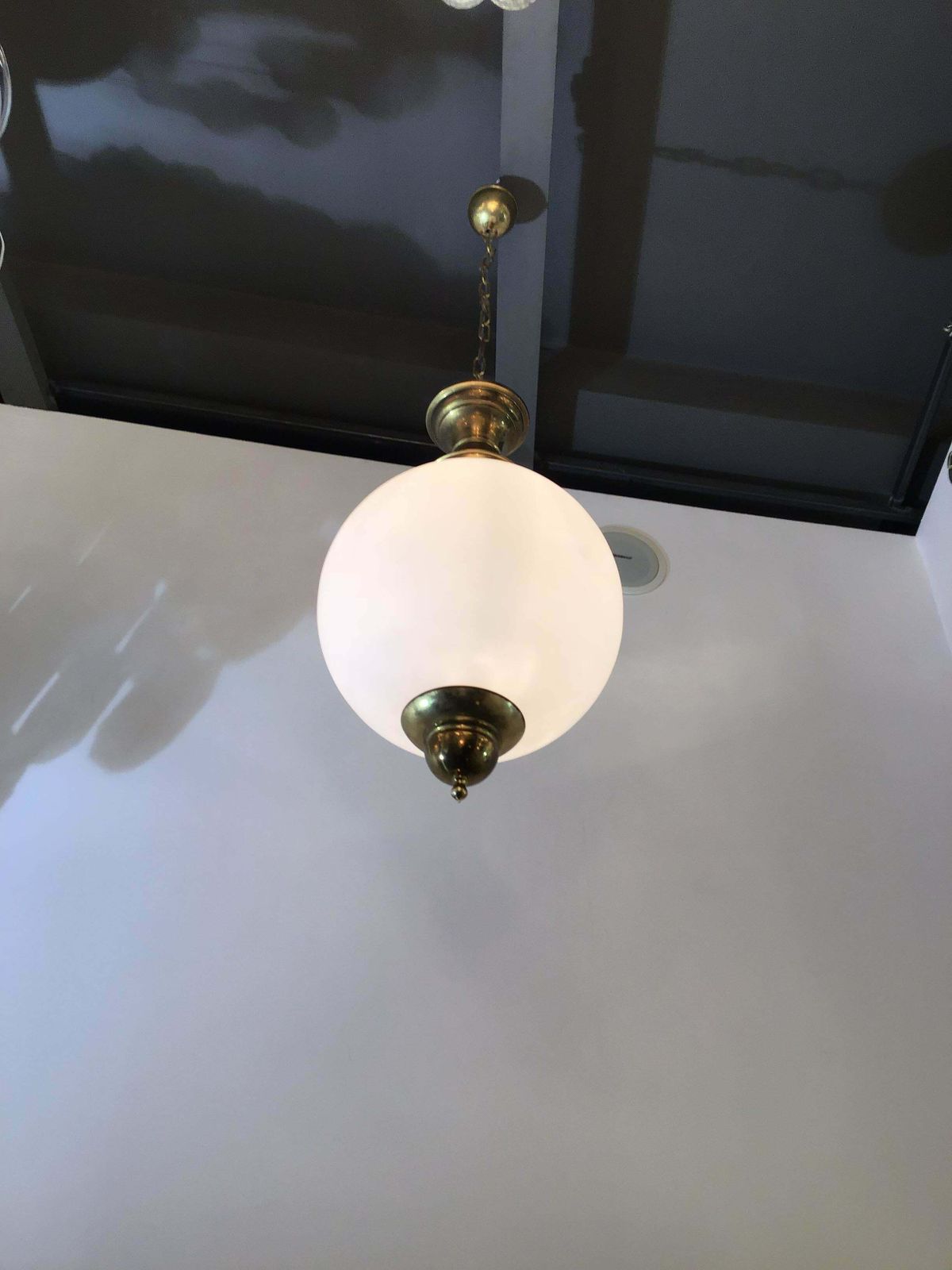 Azucena Chandelier Luigi Caccia Dominioni Italian 1950 Brass Glass photo Lighting