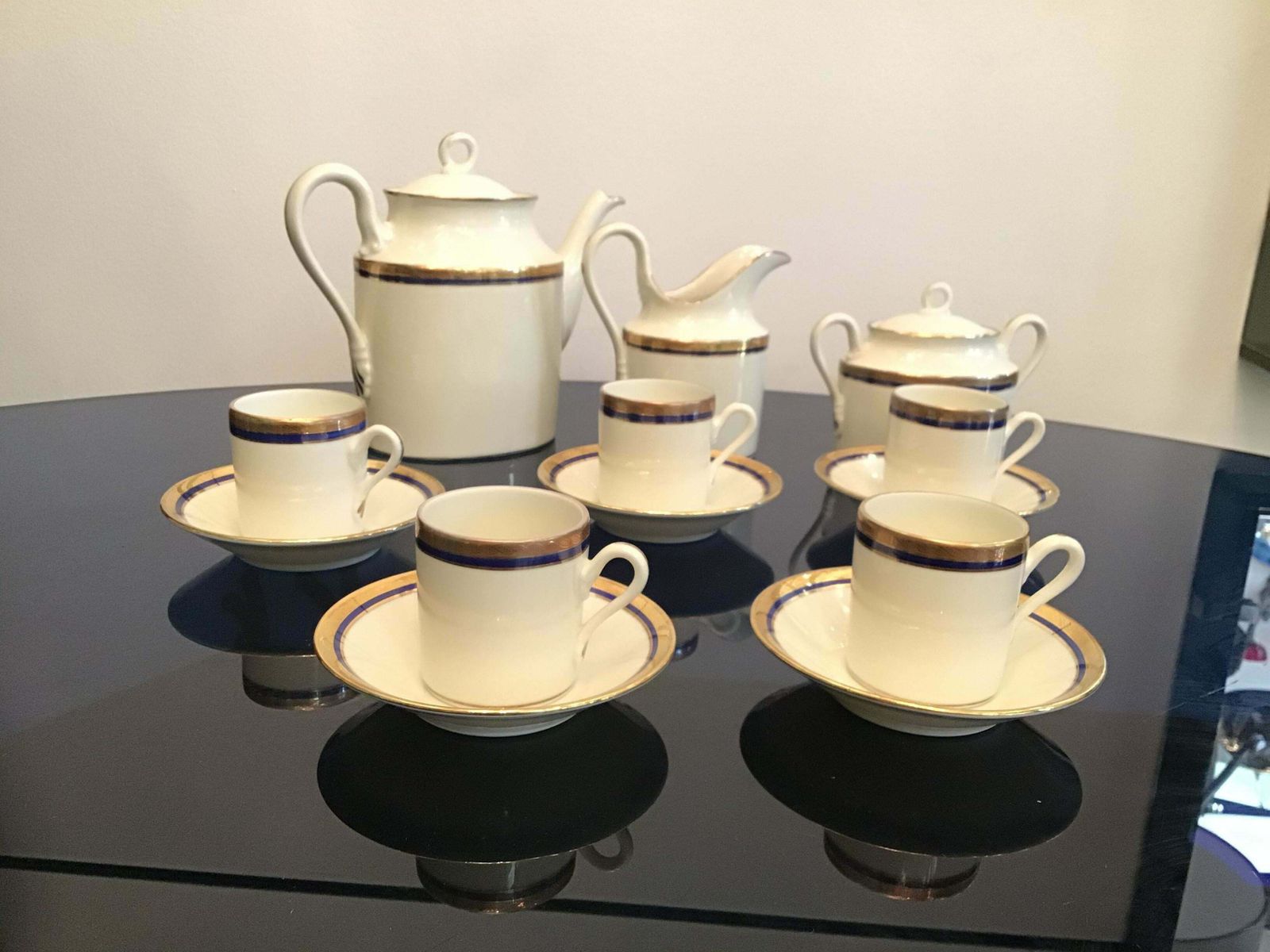 Richard Ginori Porcelain Coffee Service 1960 Italy photo for sale