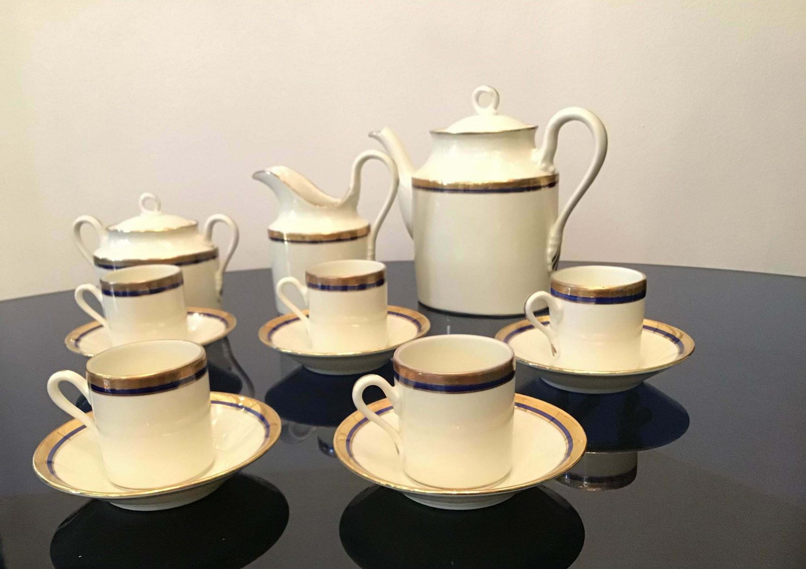 Richard Ginori Porcelain Coffee Service 1960 Italy photo vinterior