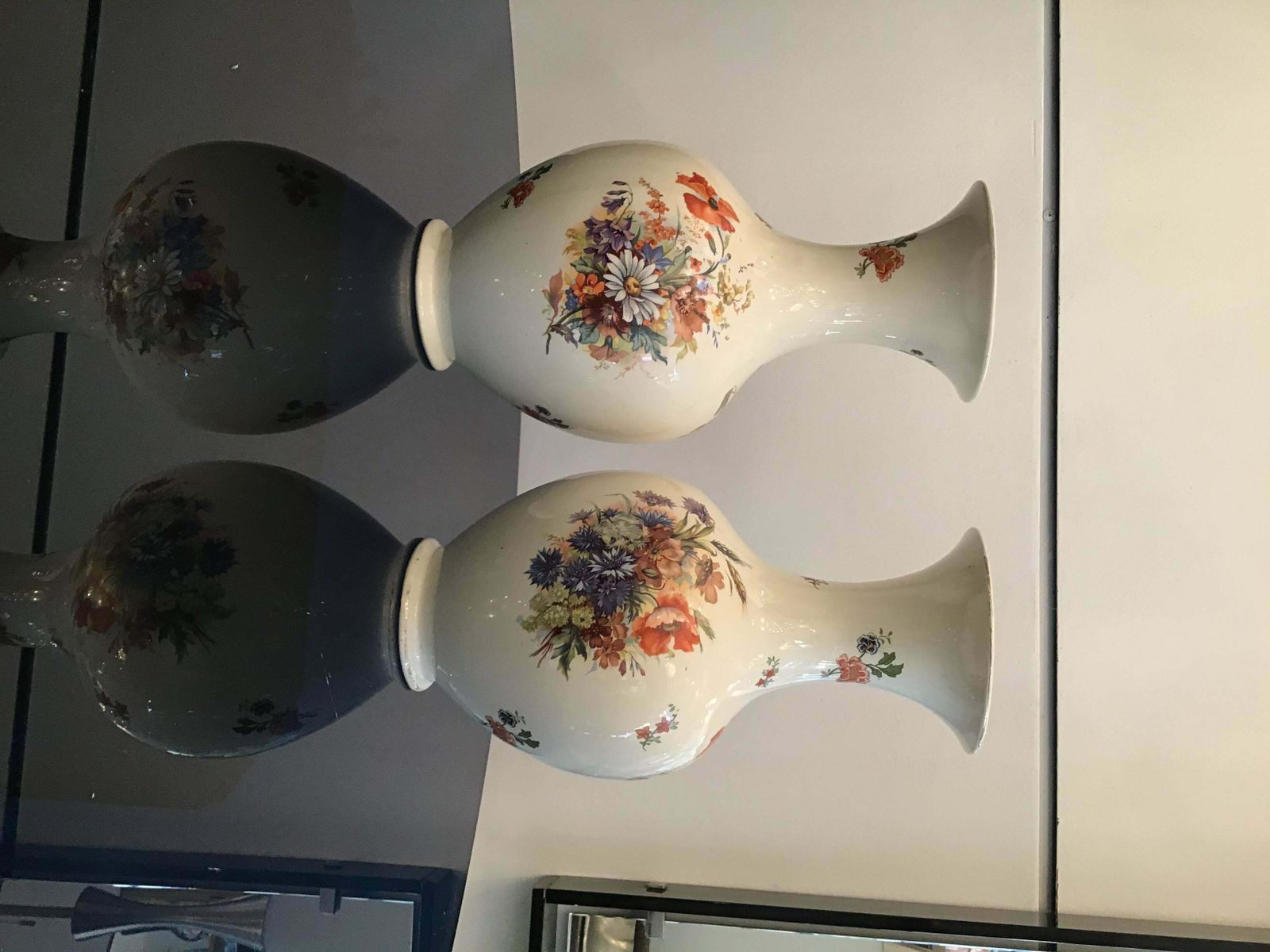 Laveno Couple Vases Ceramic 1930 Italy photo furniture