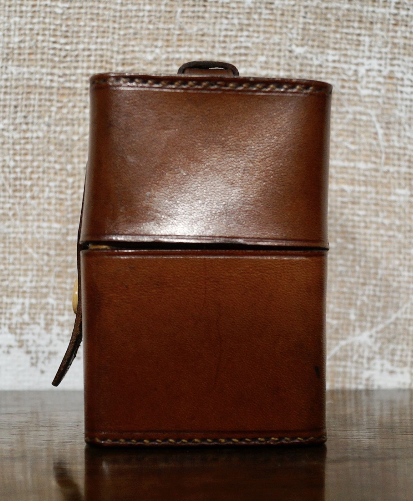 Antique Travel Cologne Bottle Case photo Home Decor