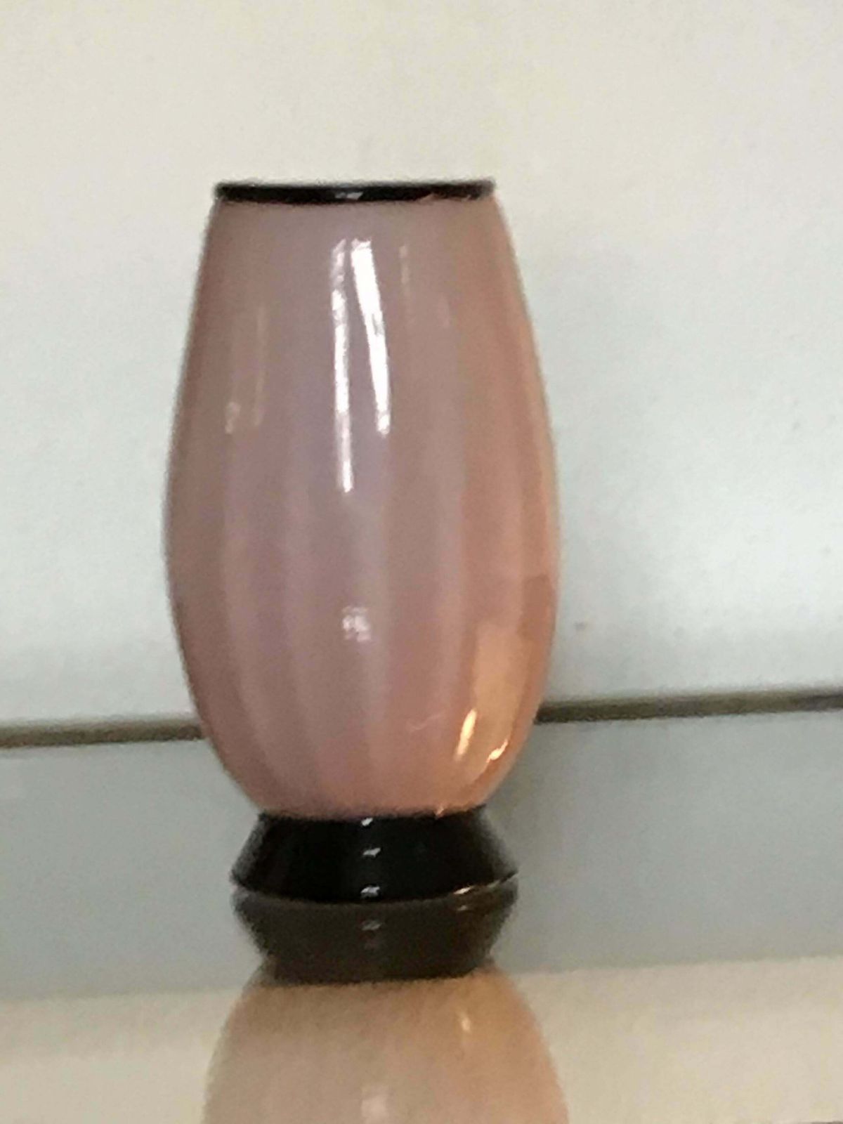 Venini Tommaso Buzzi Jacketed Glass Vase 1950 Italy photo for sale