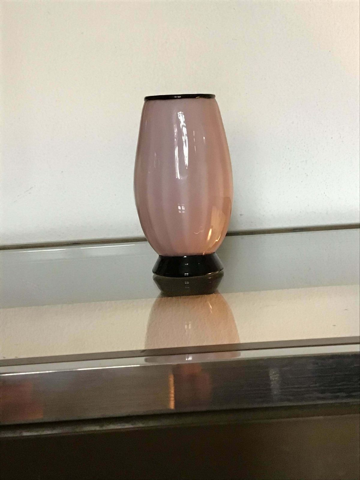 Venini Tommaso Buzzi Jacketed Glass Vase 1950 Italy photo vinterior