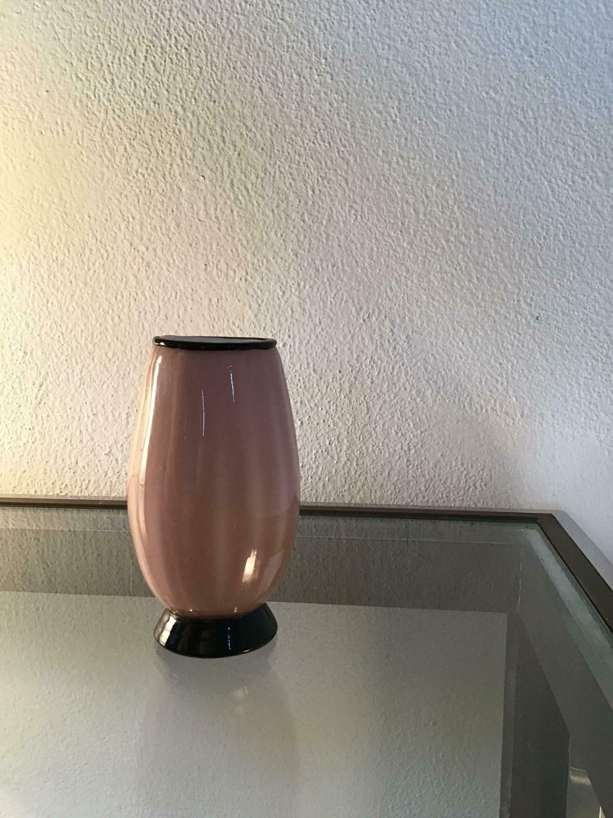 Venini Tommaso Buzzi Jacketed Glass Vase 1950 Italy photo vintage