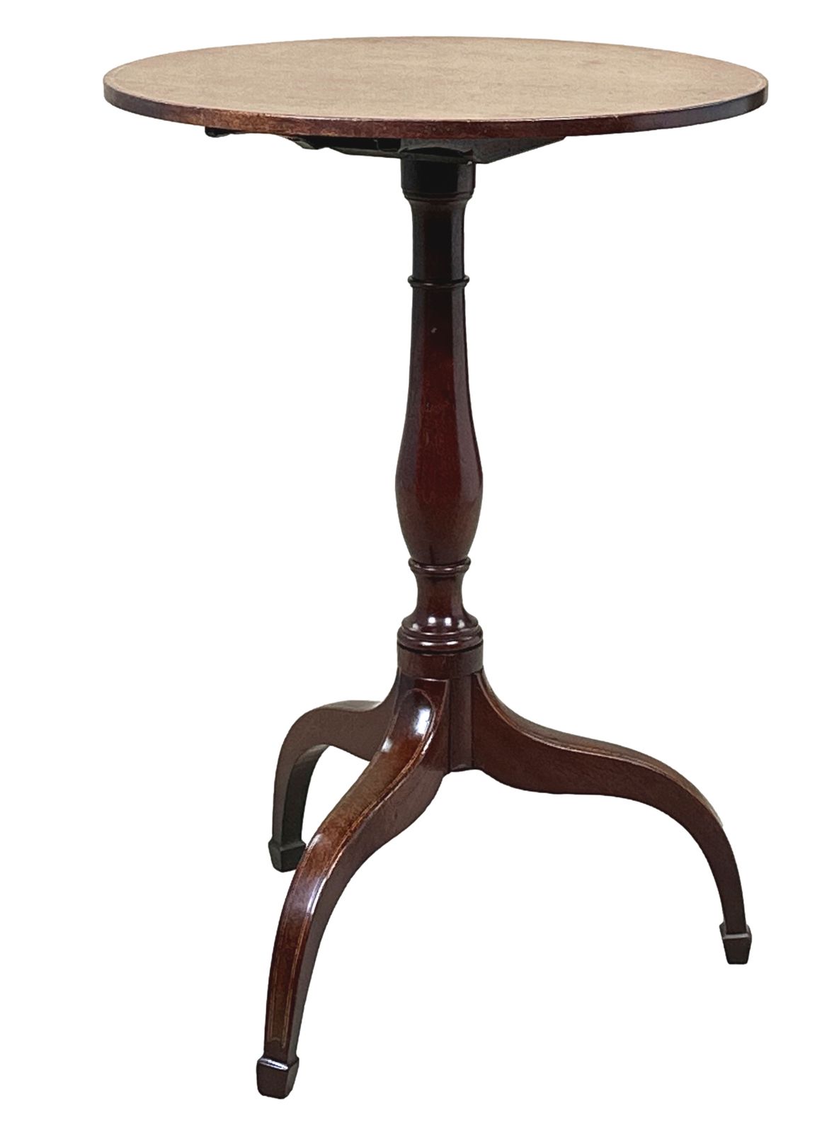Georgian Mahogany Circular Wine Table (England, Circa 1780) photo furniture