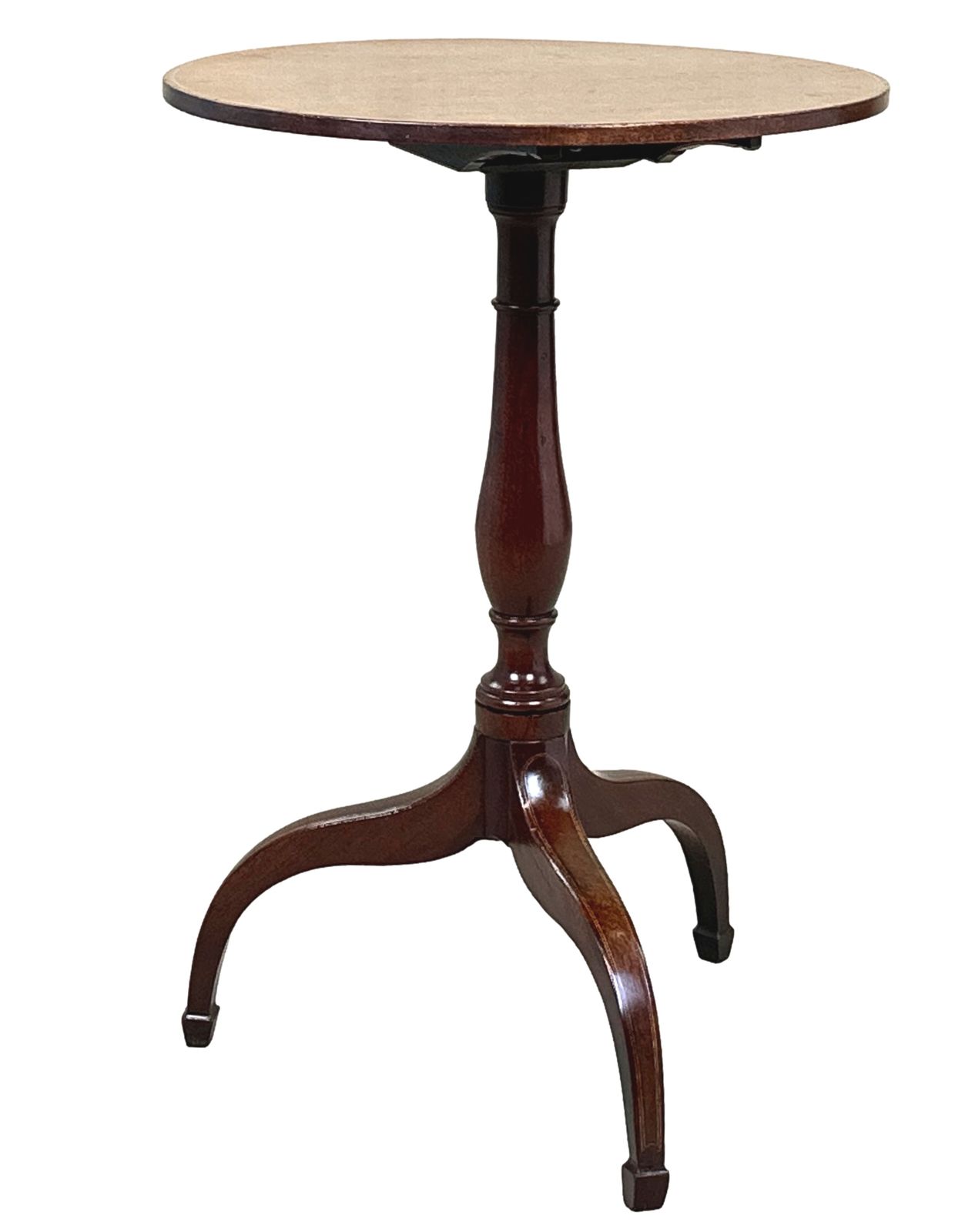 Georgian Mahogany Circular Wine Table (England, Circa 1780)