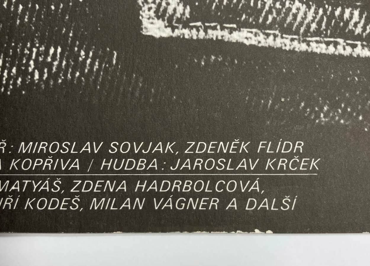 Original Film Poster, They All Have Talent, Milan Grygar, 1984, Genuine Czech Vintage Print photo Art