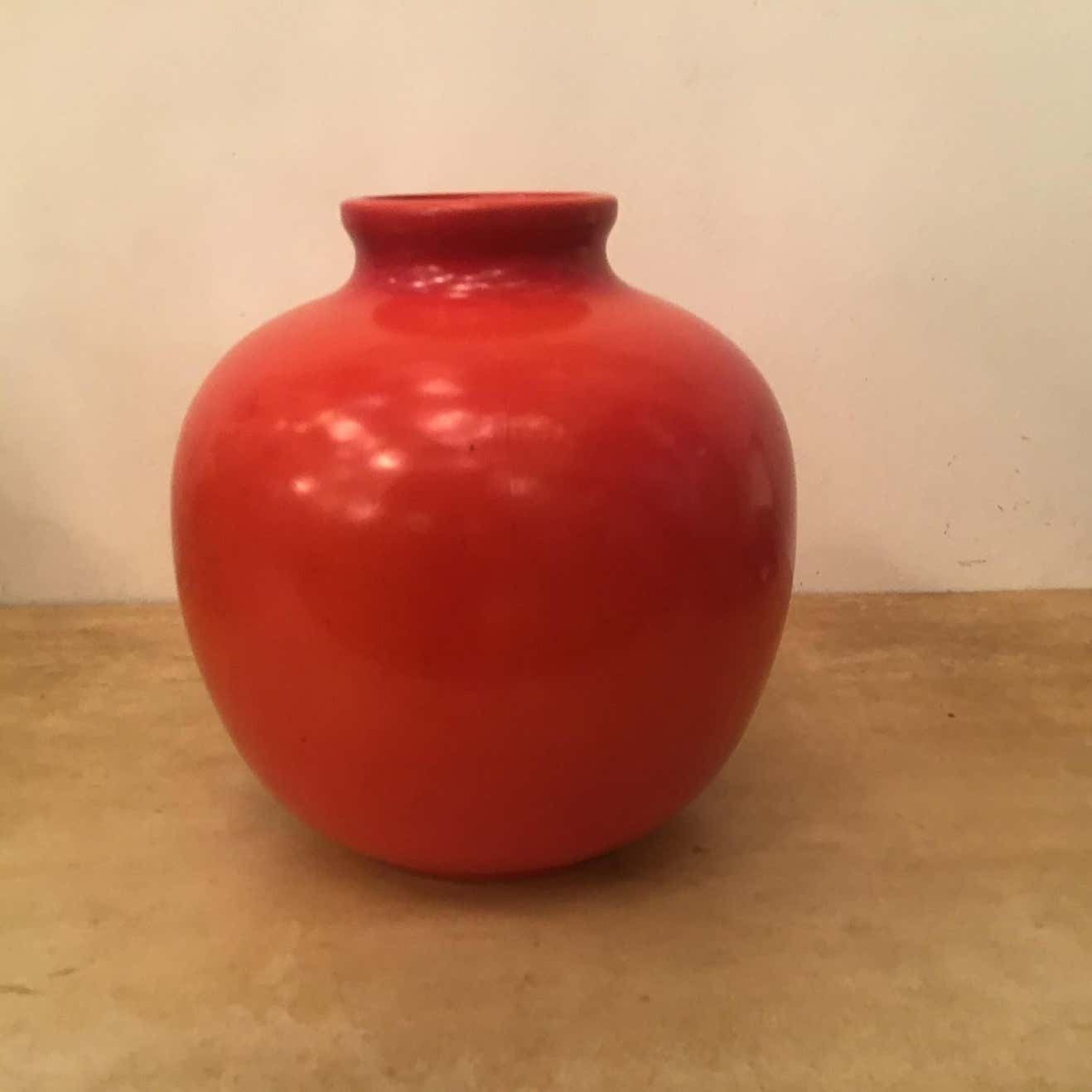 1630.0 Richard Ginori “Giovanni Gariboldi “ Vase Ceramic 1950 Italy photo