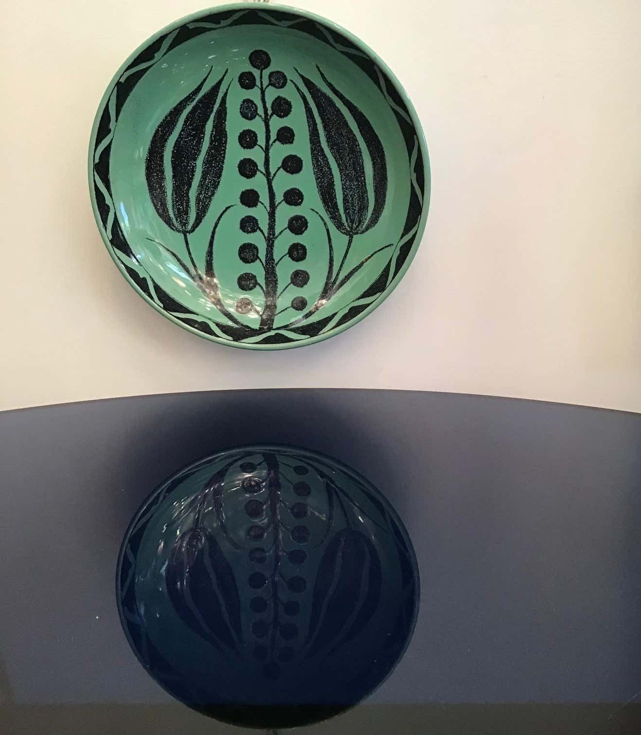 Zaccagnini Wall Plate/Centrepiece Ceramic, 1950, Italy photo vinterior