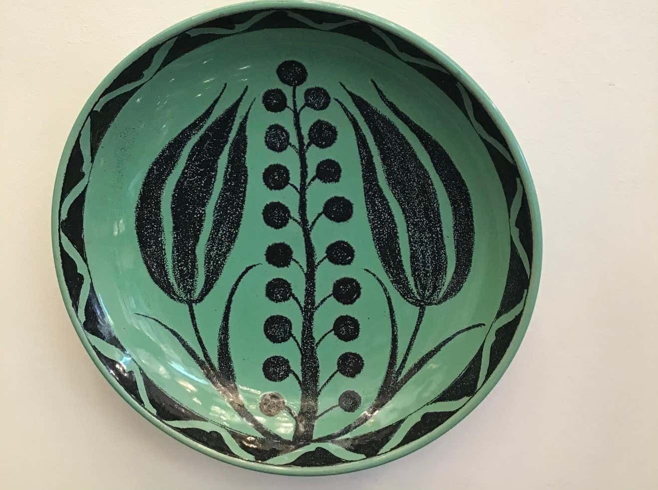 Zaccagnini Wall Plate/Centrepiece Ceramic, 1950, Italy photo buy