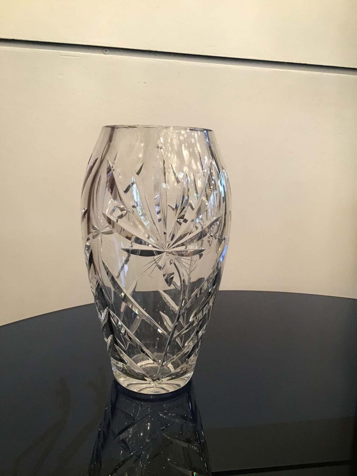 Boemia Vase Led Crystal 1940 Repubblica Ceca photo Home Decor