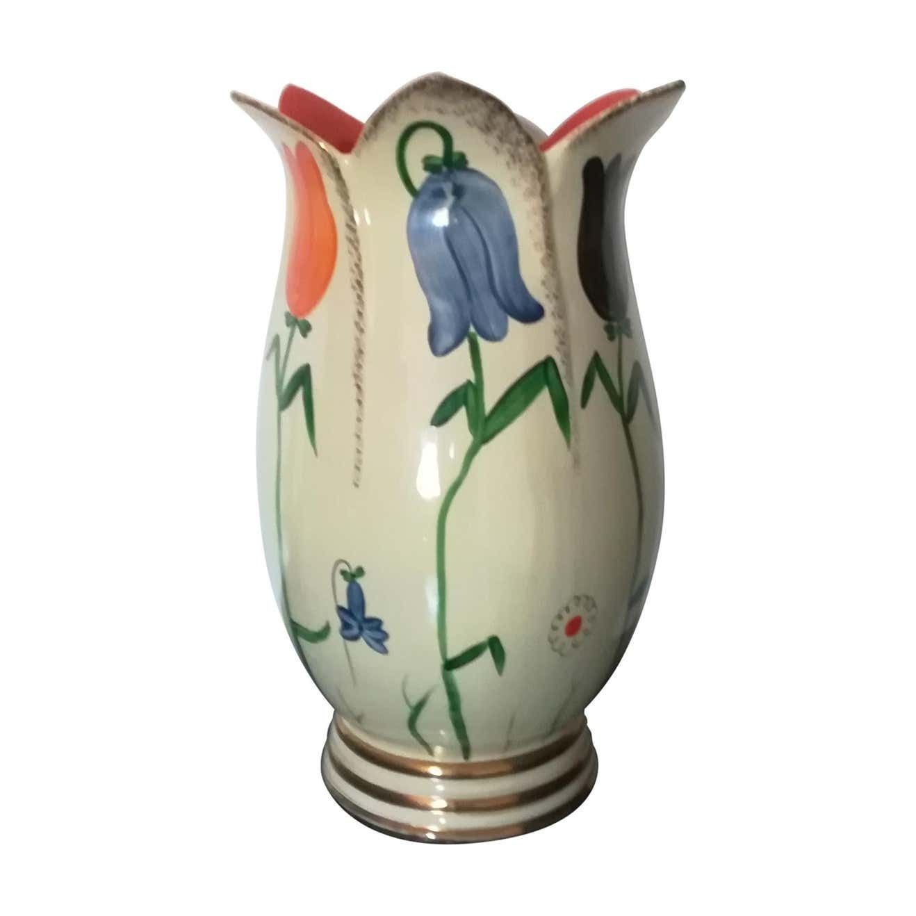 Pucci Umbertide Vase Tulipano Ceramic 1950 Italia