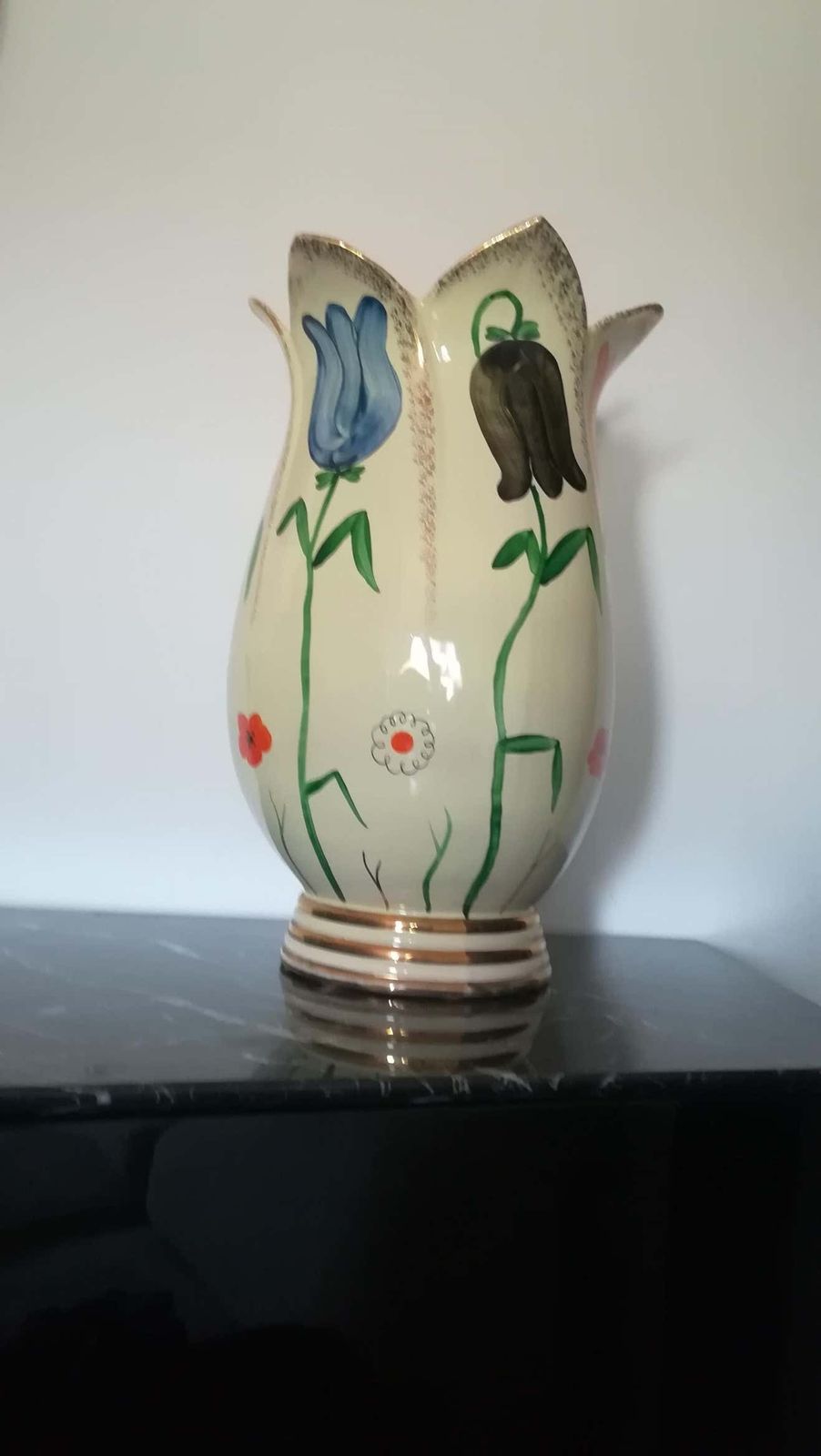 Pucci Umbertide Vase Tulipano Ceramic 1950 Italia photo vintage