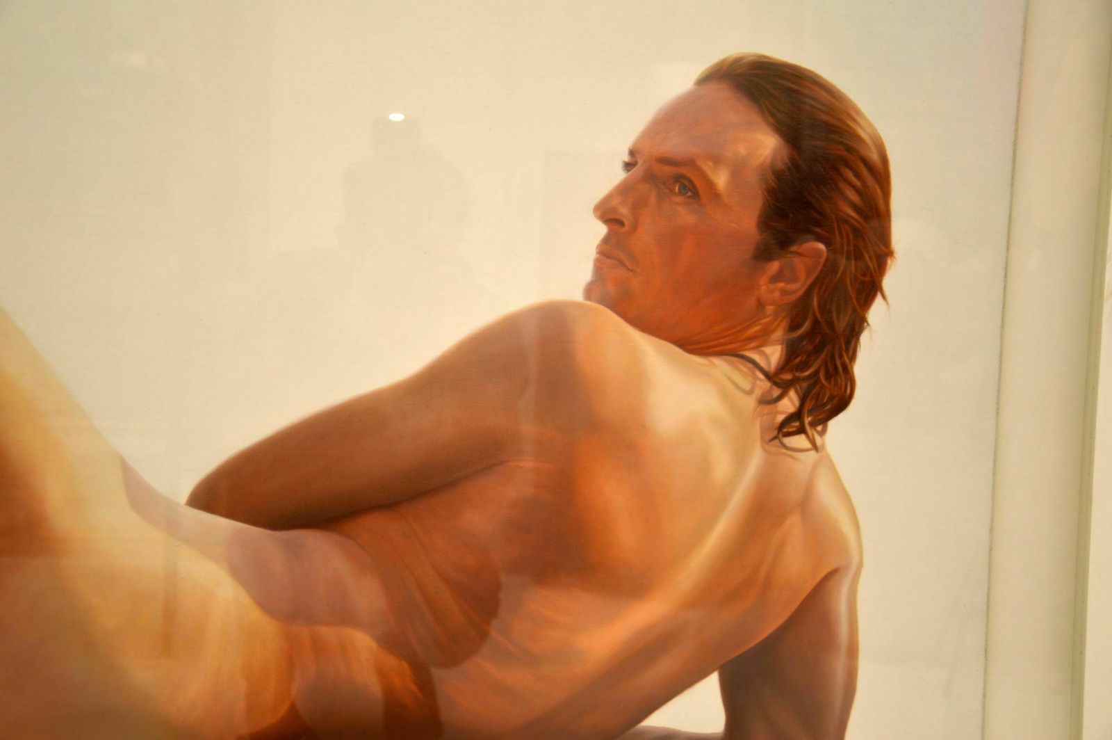Large Oil On Canvass Nude Painting By Alan Brassington photo Art