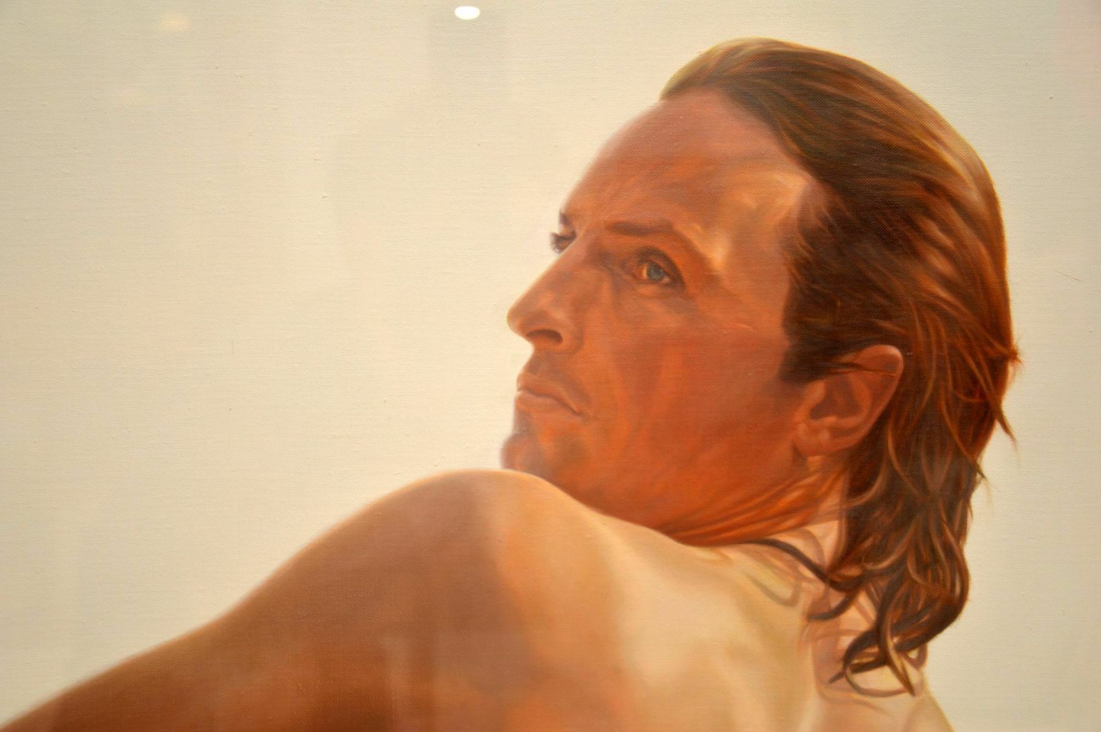 Large Oil On Canvass Nude Painting By Alan Brassington photo 3120.0