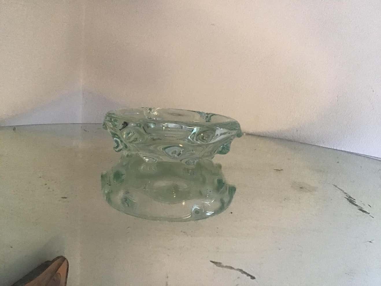 Home Decor Barovier & Toso Ashtray Empties Pockets Murano Glass, 1940, Italy photo