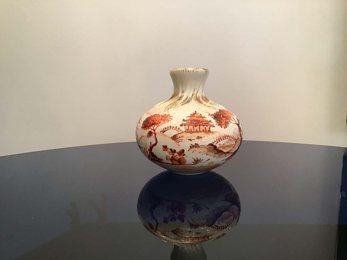 Home Decor Richard Ginori Giovanni Gariboldi Vase Ceramic, 1950, Italy photo