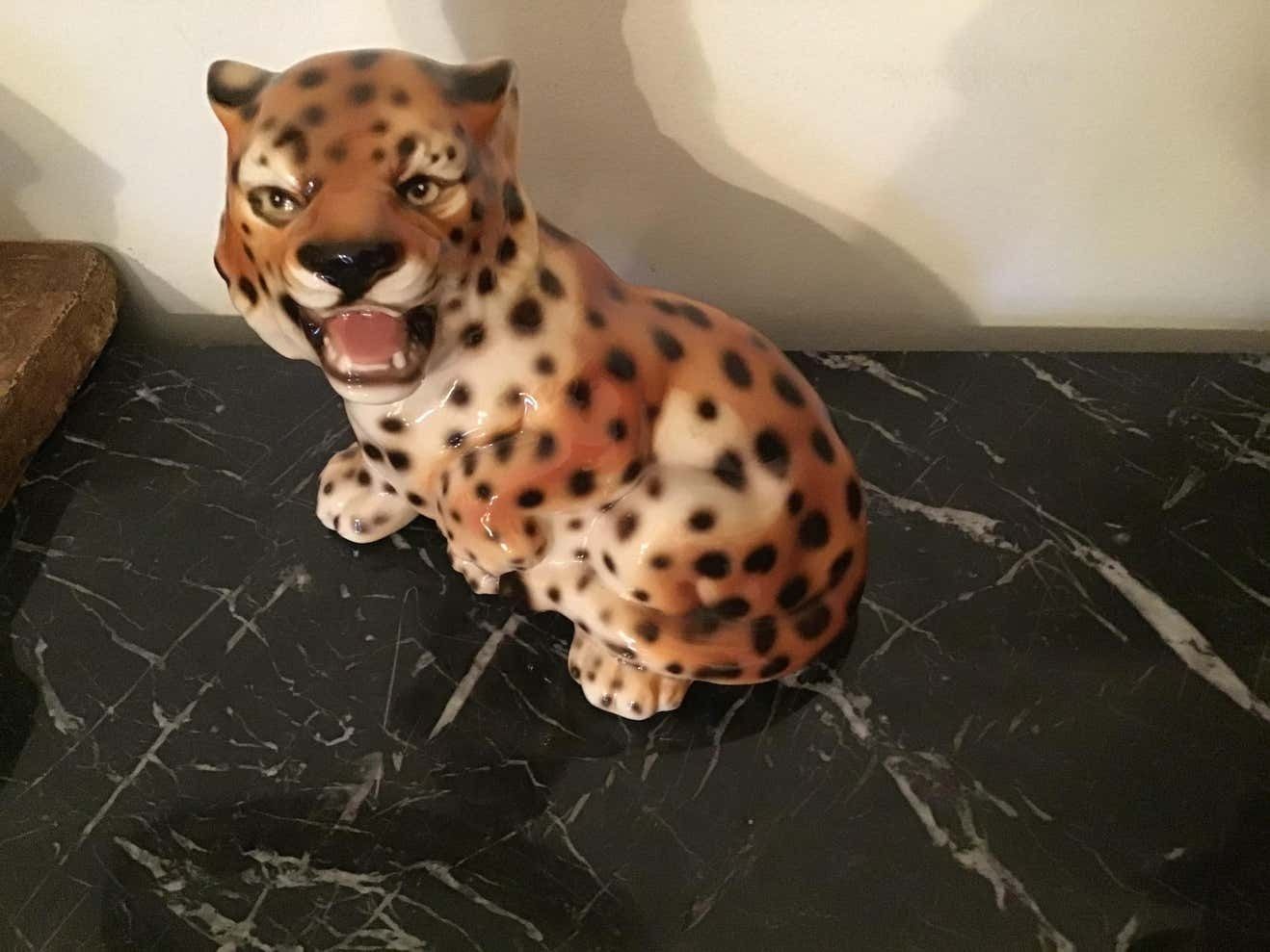 Ronzan Baby Tiger Ceramic, 1950, Italy photo Home Decor