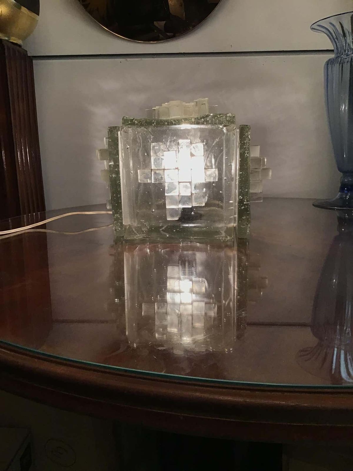 Lighting Poliarte “Apis” Table Lamp Murano Glass, 1960, Italy photo