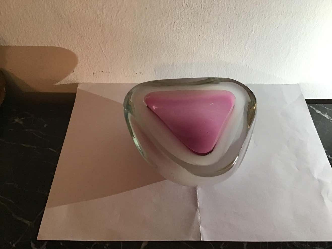 Seguso Ashtray Murano Glass, 1950, Italy photo furniture