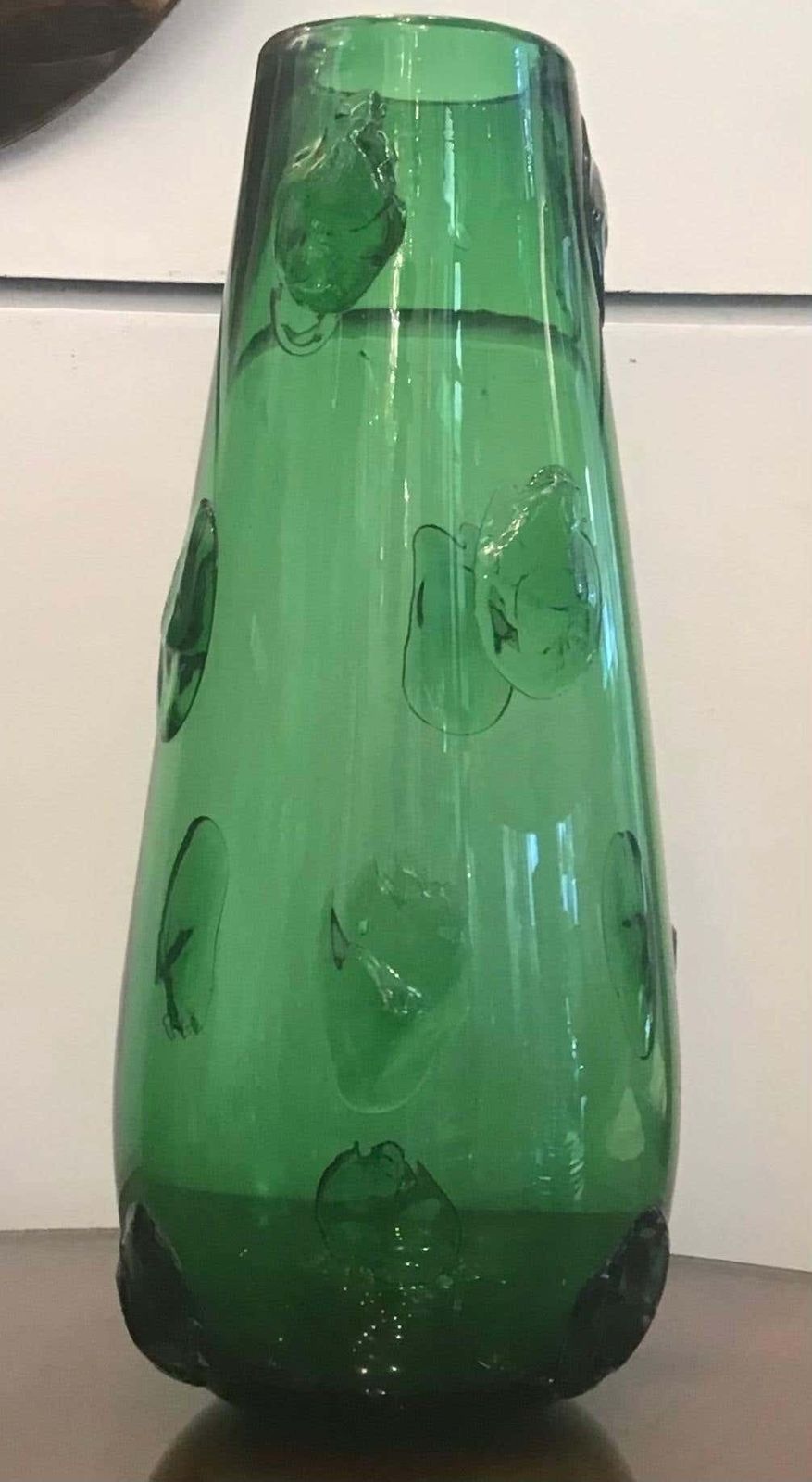 Empoli Vase Green Murano Glass 1950 Italy photo furniture