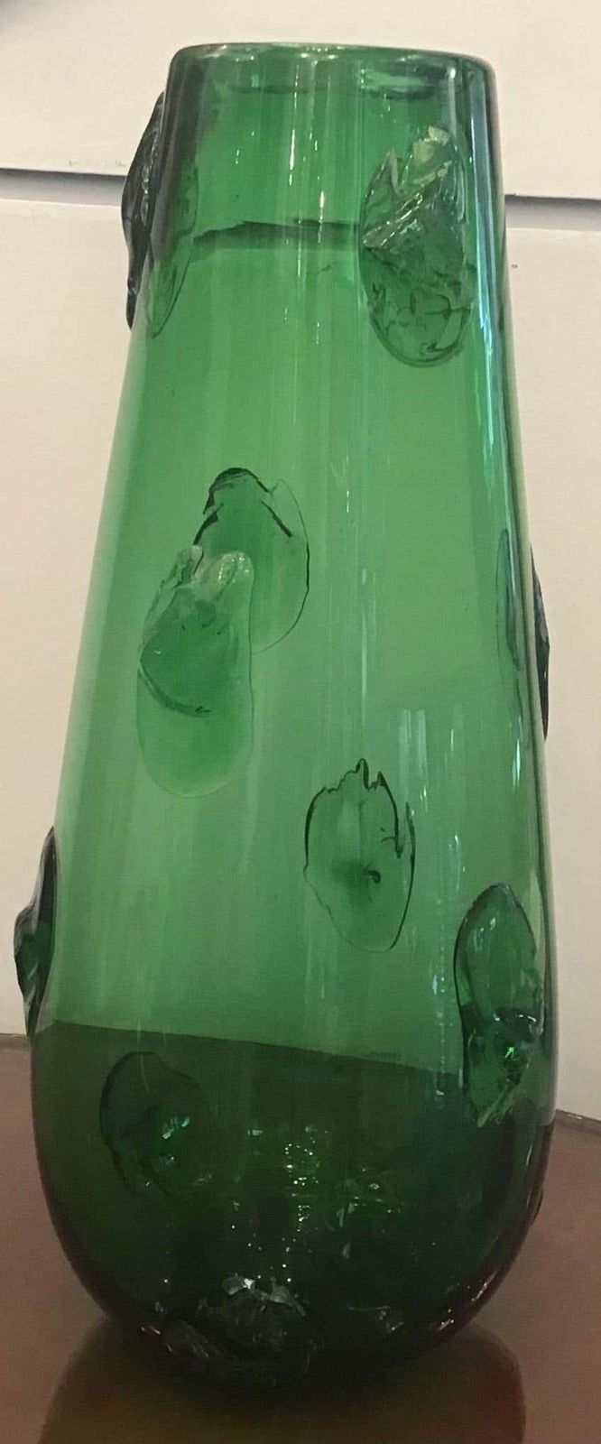 Empoli Vase Green Murano Glass 1950 Italy photo buy