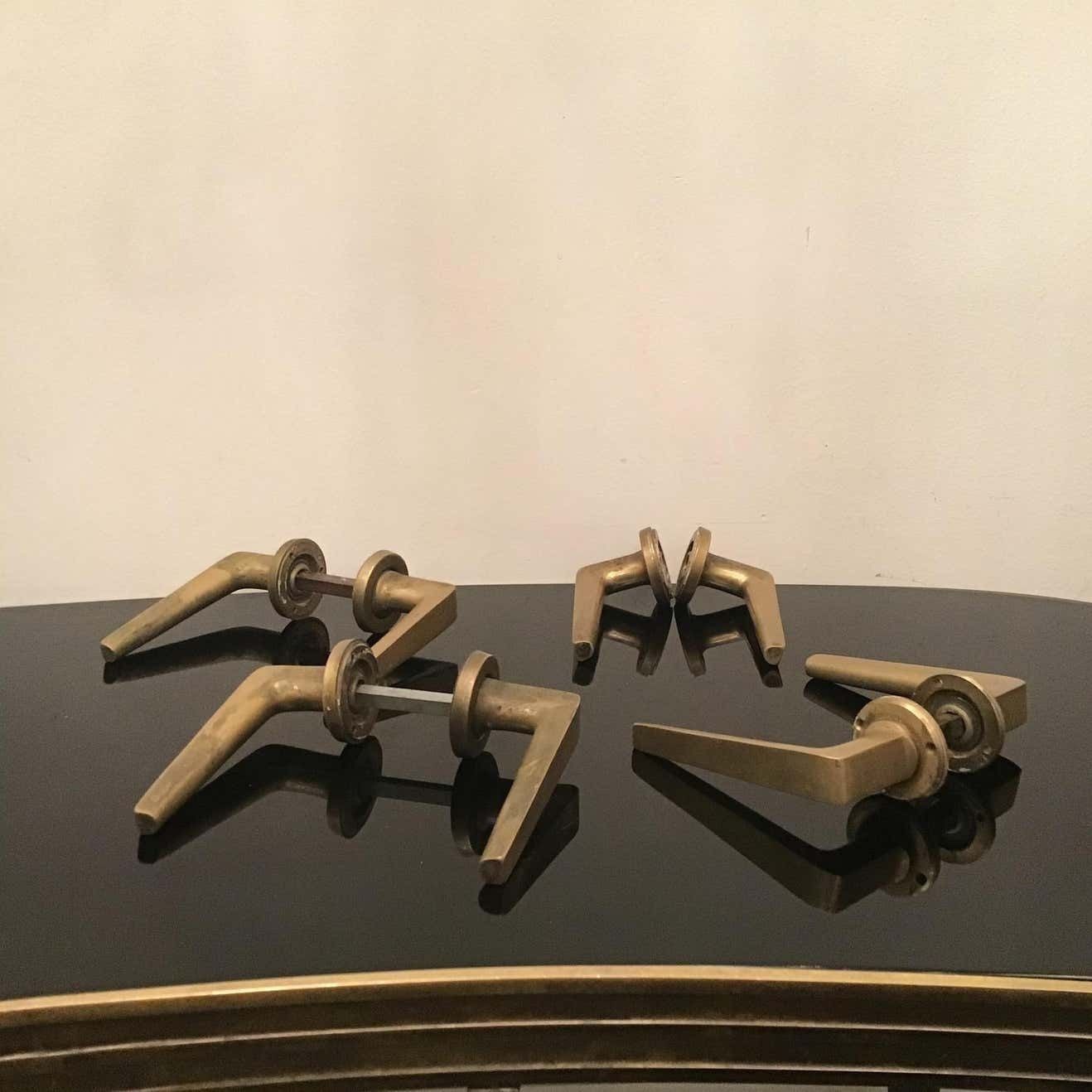 Osvaldo Borsani Handles Brass, 1950, Italy photo vinterior