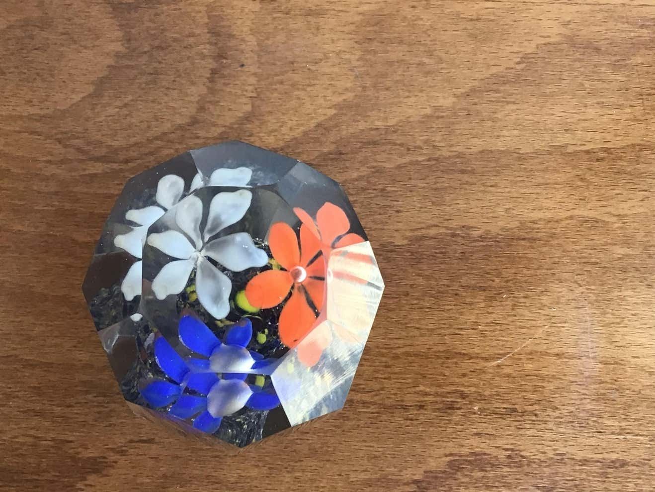 photo for sale Seguso Paperweight Murano Glass 1950 Italy