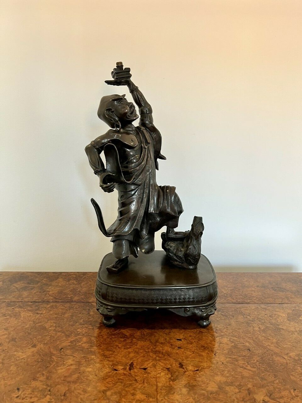 Quality Large Antique Japanese Bronze Figure