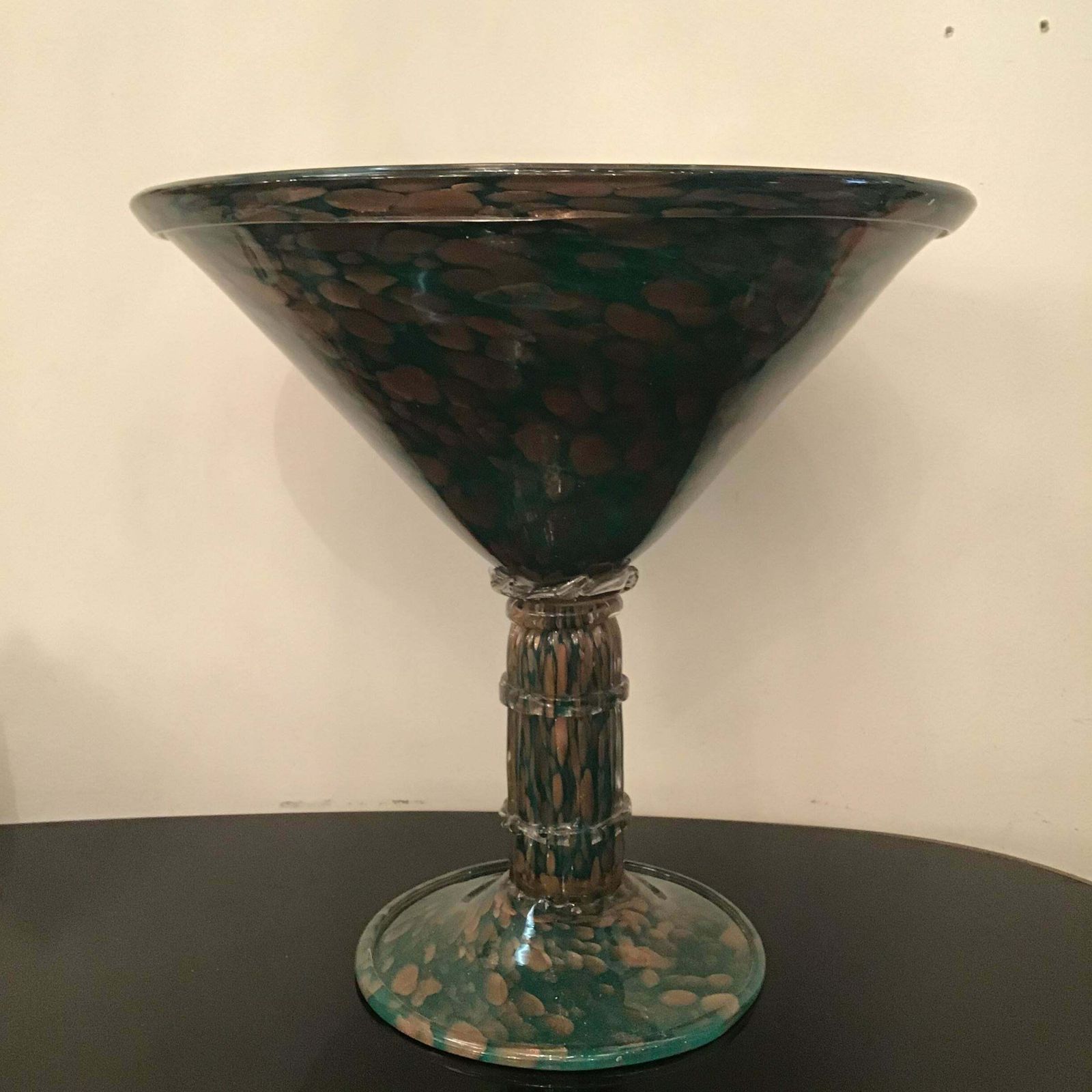 2265.0 Seguso Centrepiece Murano Glass Gold 1958 Italy photo