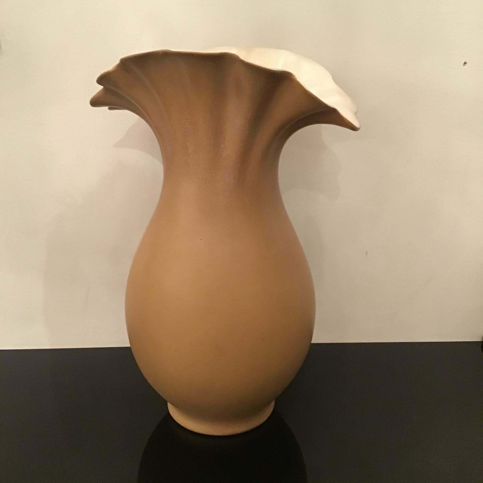 photo for sale Richard Ginori “Giovanni Gariboldi “ Vase Ceramic 1950 Italy