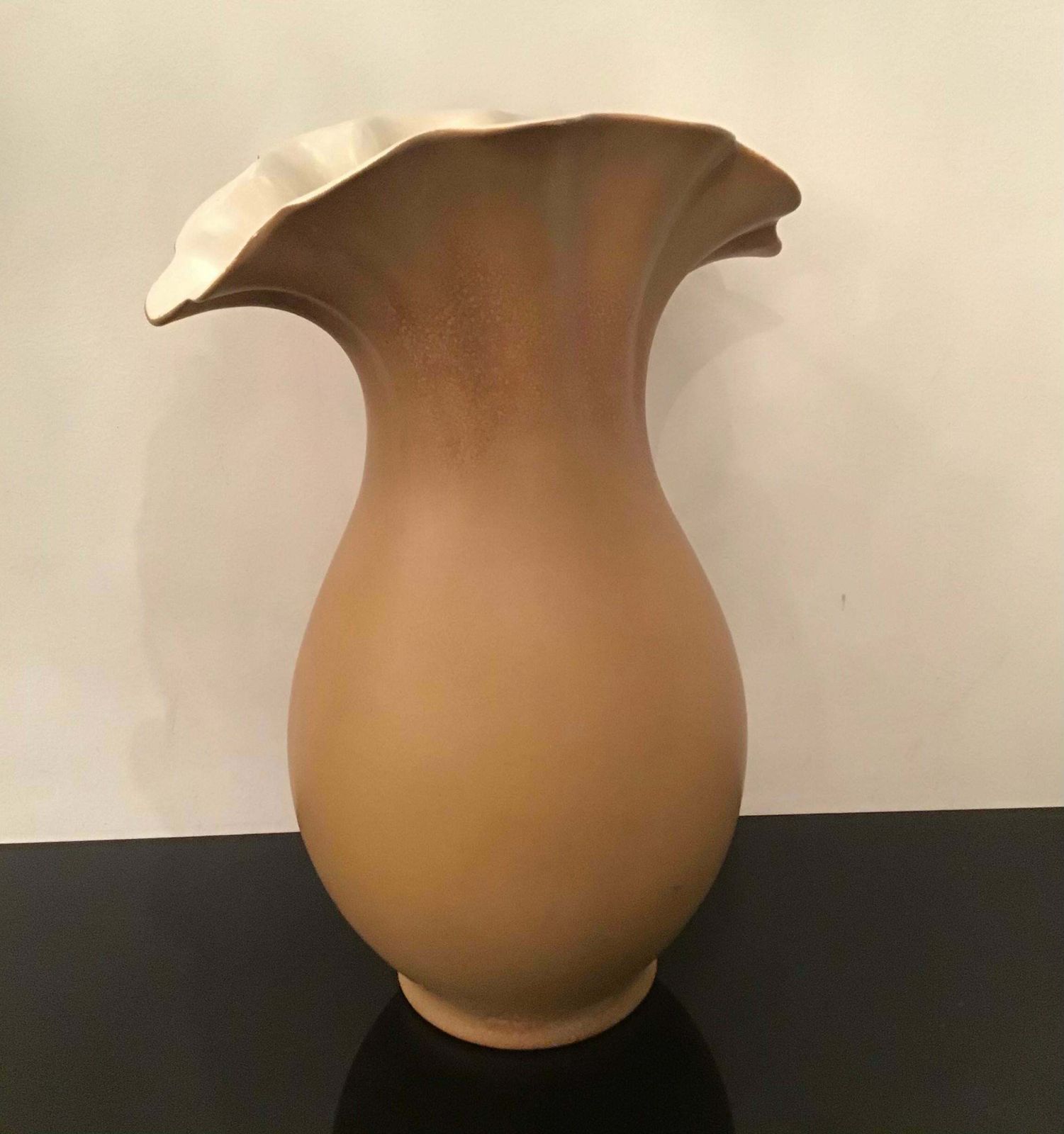 3170.0 Richard Ginori “Giovanni Gariboldi “ Vase Ceramic 1950 Italy photo