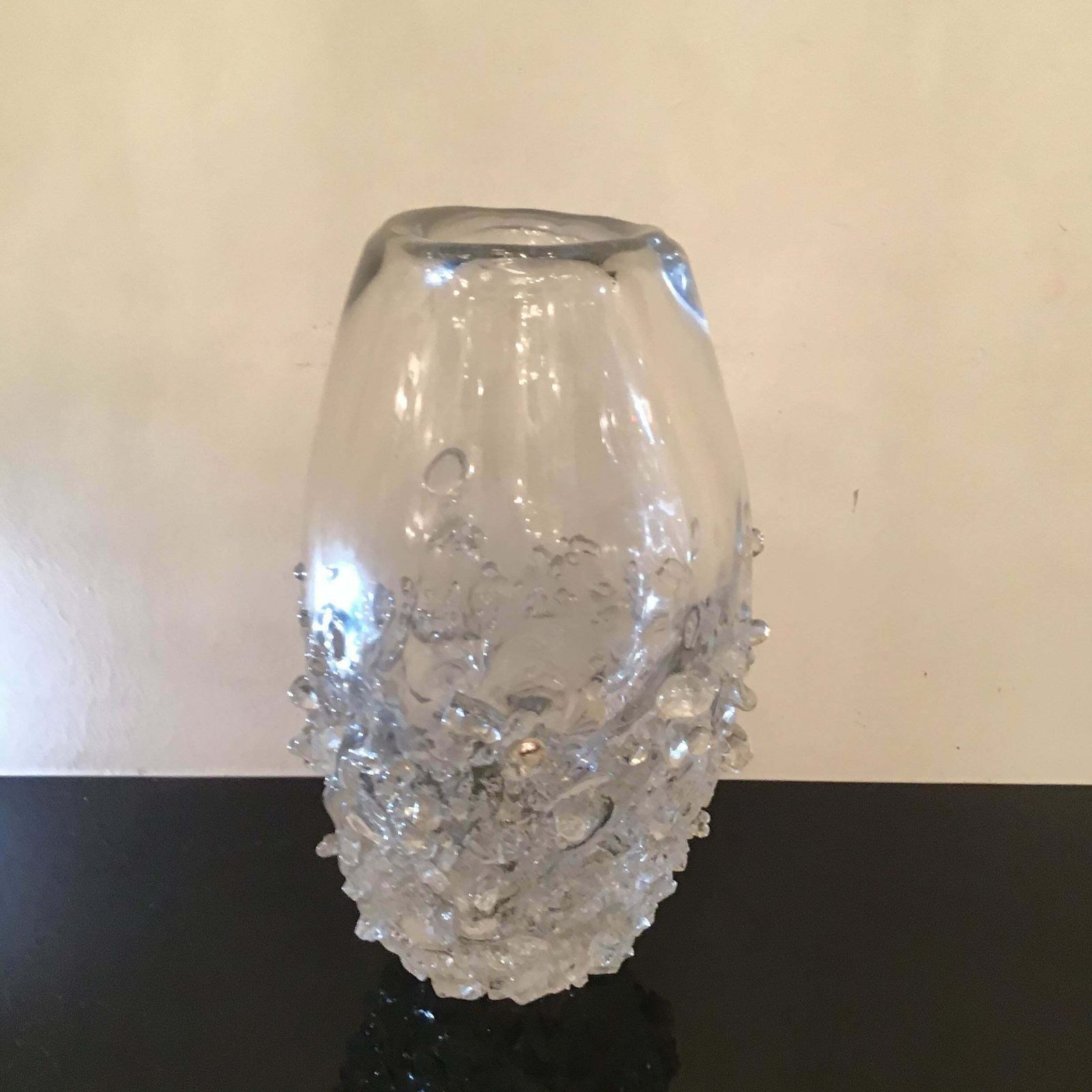 Seguso Vase Murano Glass 1960 Italy photo Home Decor
