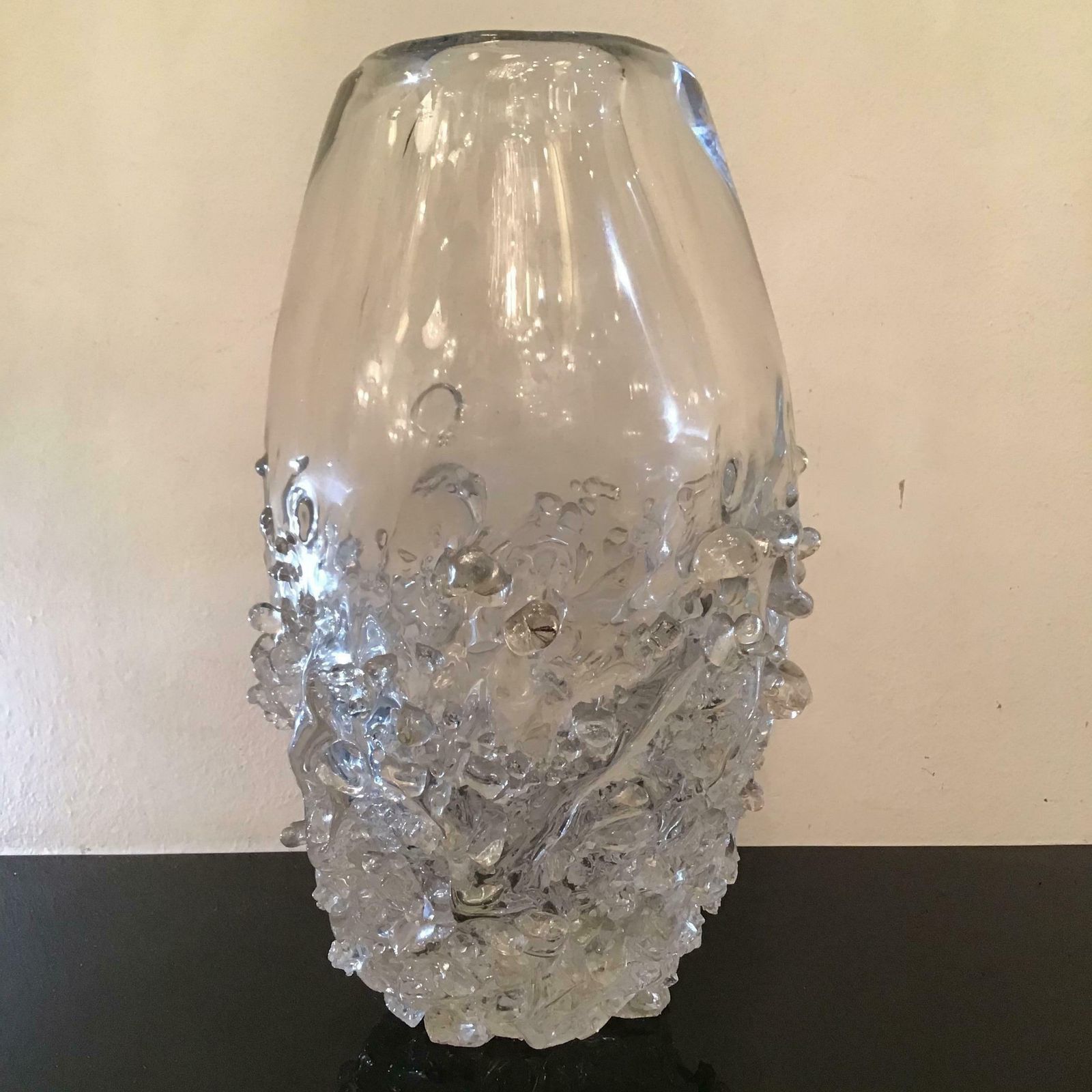 Seguso Vase Murano Glass 1960 Italy photo vinterior