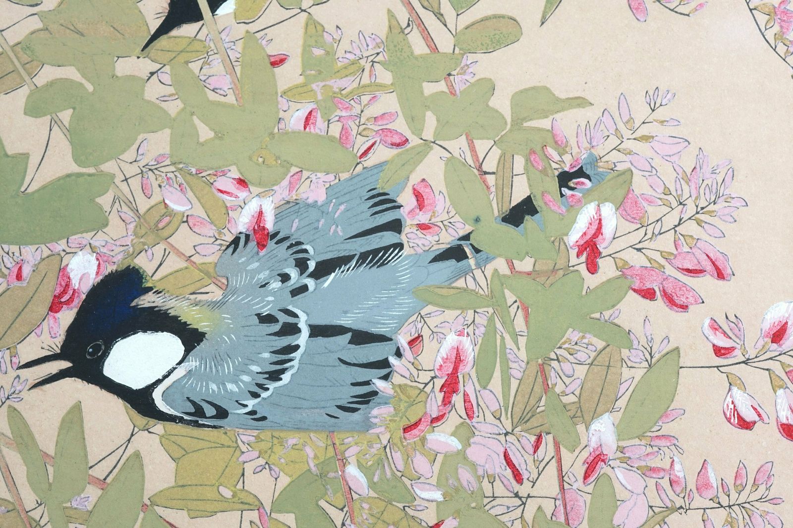 Rakusan Tsuchiya Pair Of Woodblocks 100 Series photo vinterior