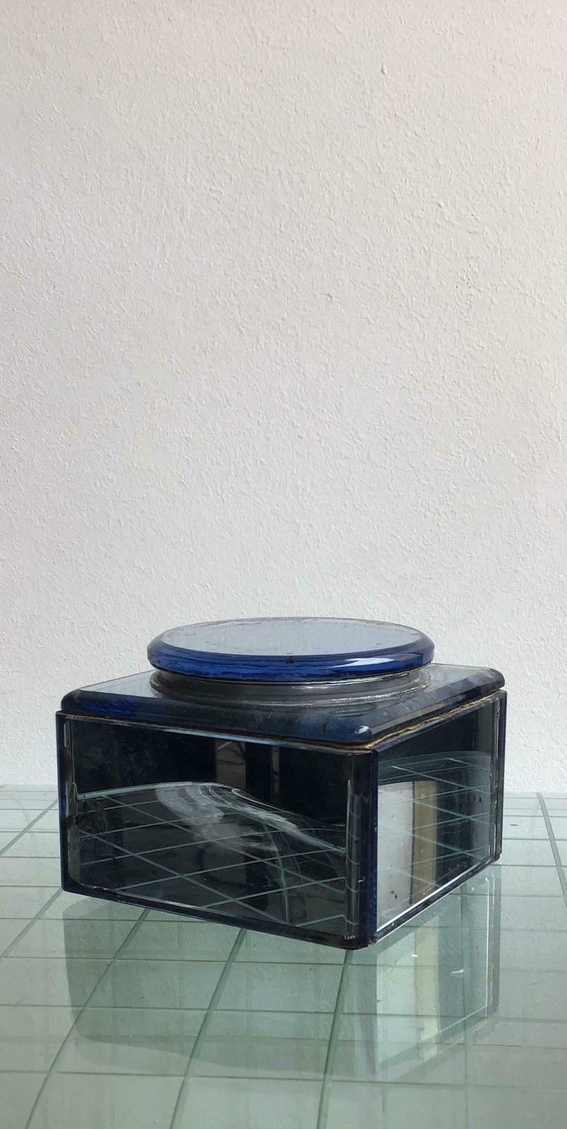 Fontana Arte Powder Cipria Glass Wood, 1940, Italy photo buy