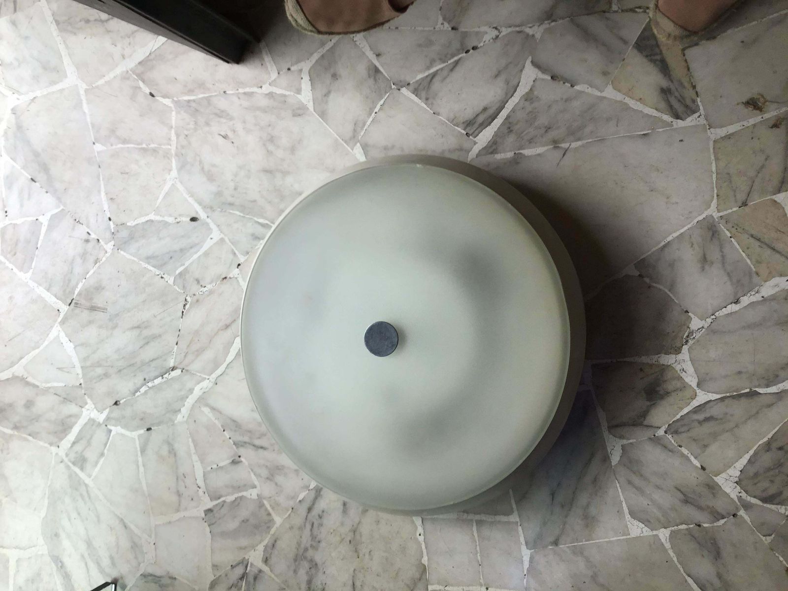 Fontana Arte Ceiling Light Metal Crome Glass, 1960, Italy photo furniture