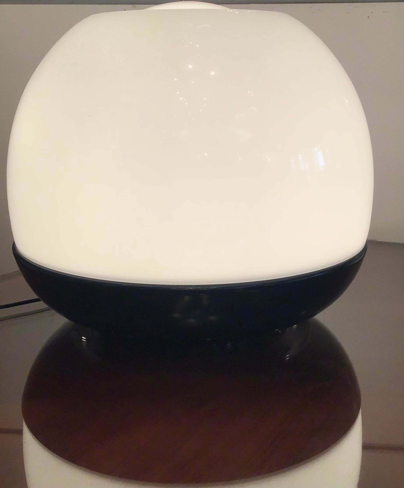 Vistosi Table Lamp Glass Metal 1965 Italy photo for sale