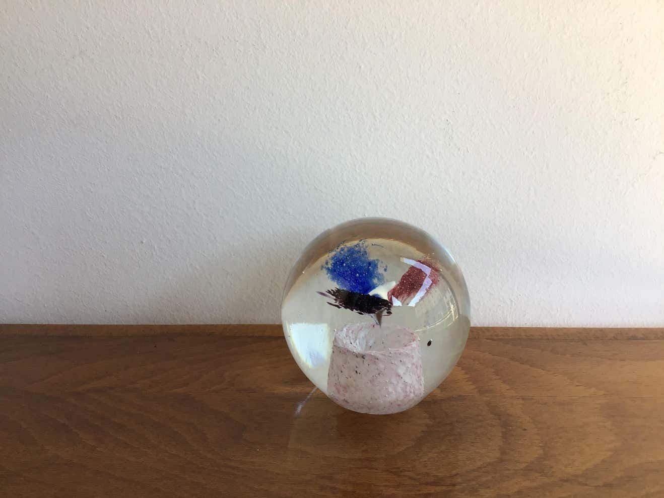 Seguso Paperweight Murano Glass 1950 Italy photo buy