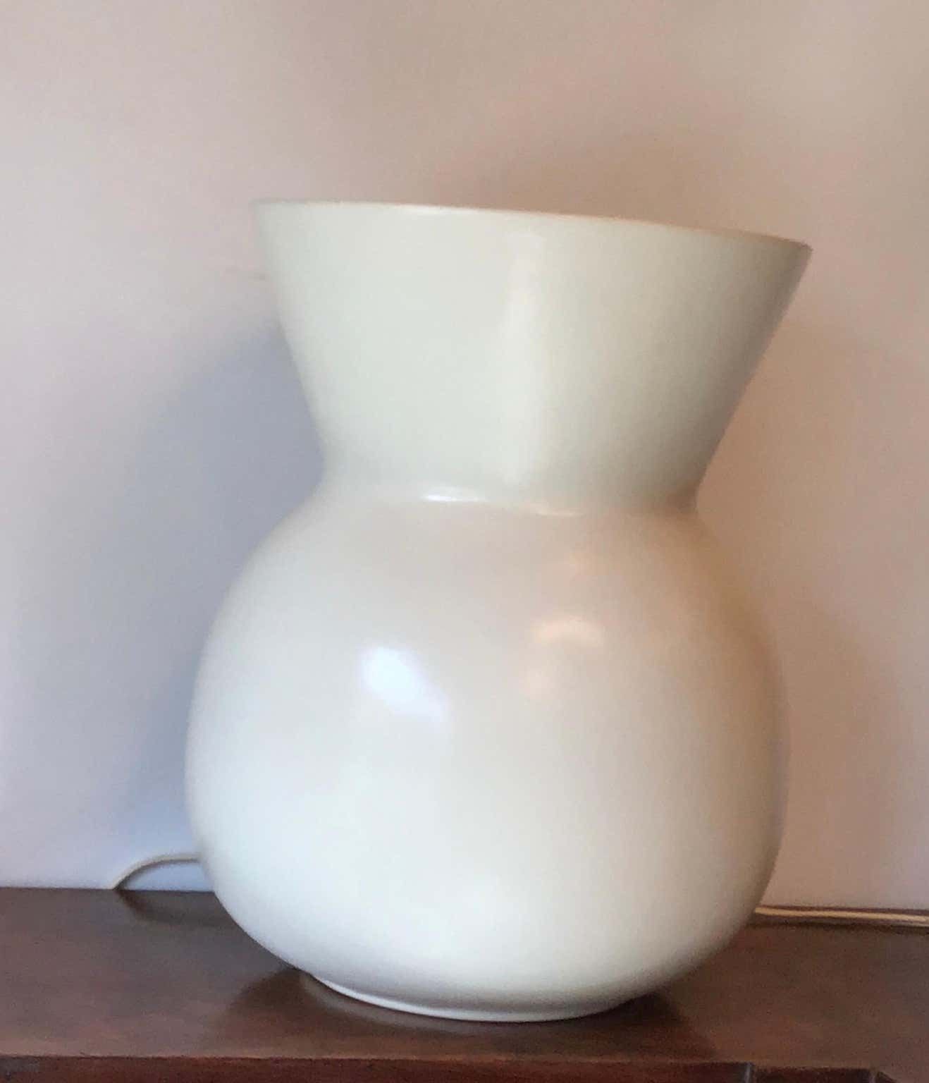 Richard Ginori Giovanni Gariboldi Vase Ceramic 1950 Italy photo for sale
