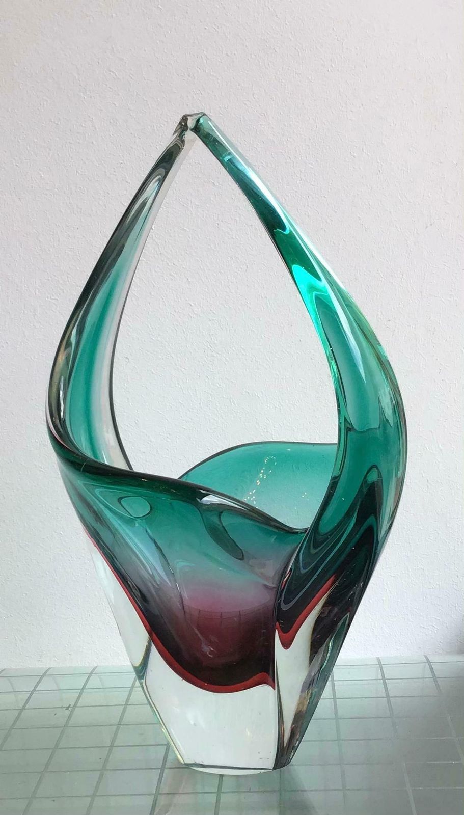 Flavio Poli Vase Murano Glass, 1955, Italy photo 1630.0