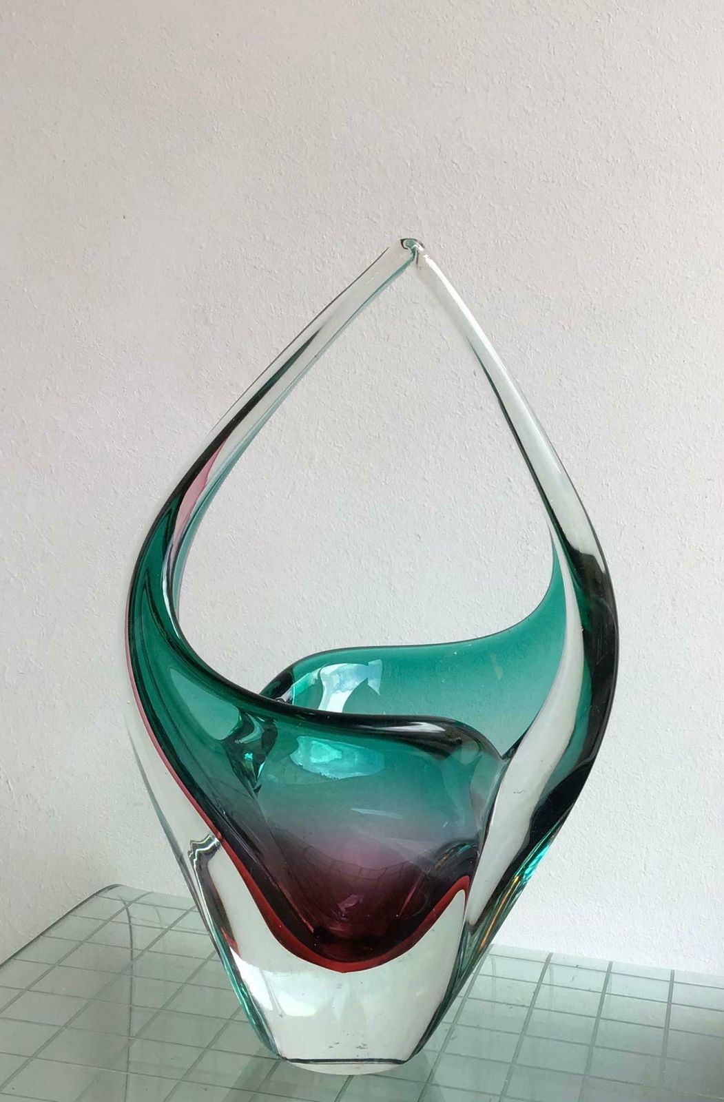 Flavio Poli Vase Murano Glass, 1955, Italy photo buy