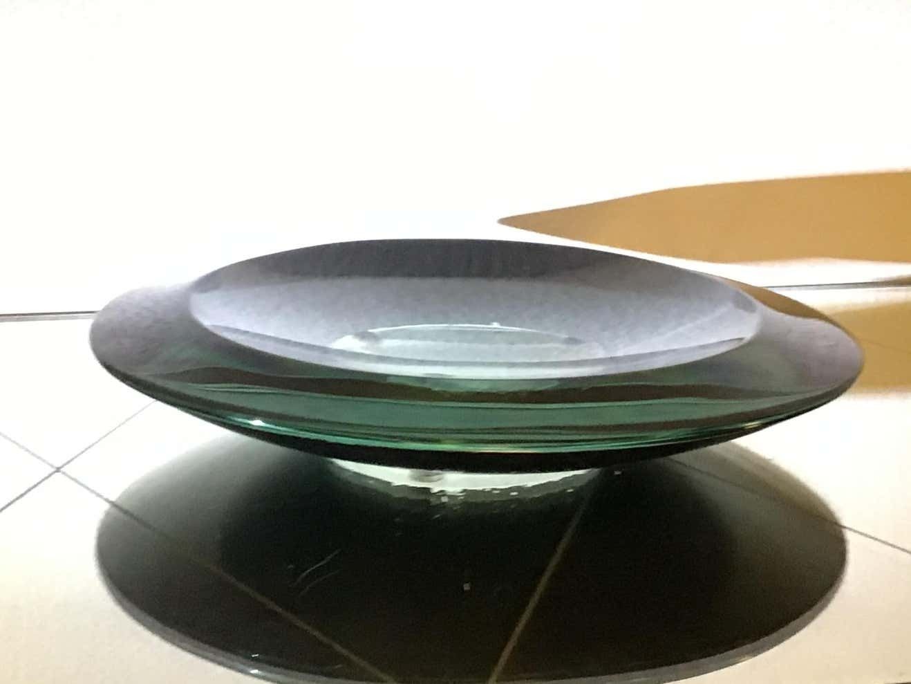 Fontana Arte Coppa Cristallo Grosso Spessore Curvato, 1959, Italy photo buy